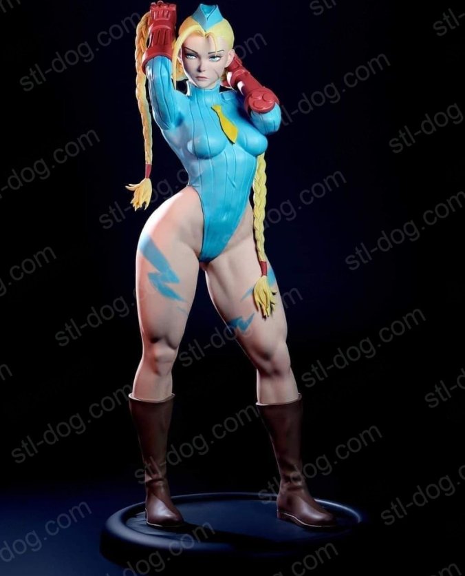 街头霸王 杀人蜂嘉米 (Cammy) 3D打印图纸